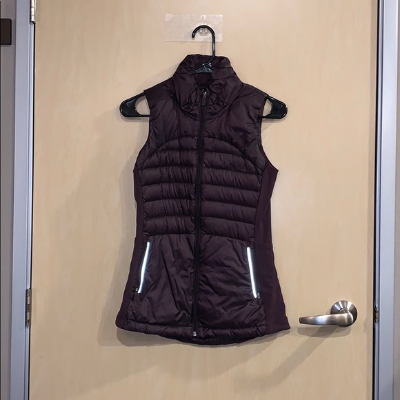 NWOT Lululemon Purple Down for a Run Vest - Picture 2 of 5
